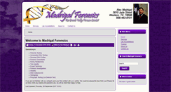 Desktop Screenshot of madrigal-forensics.com